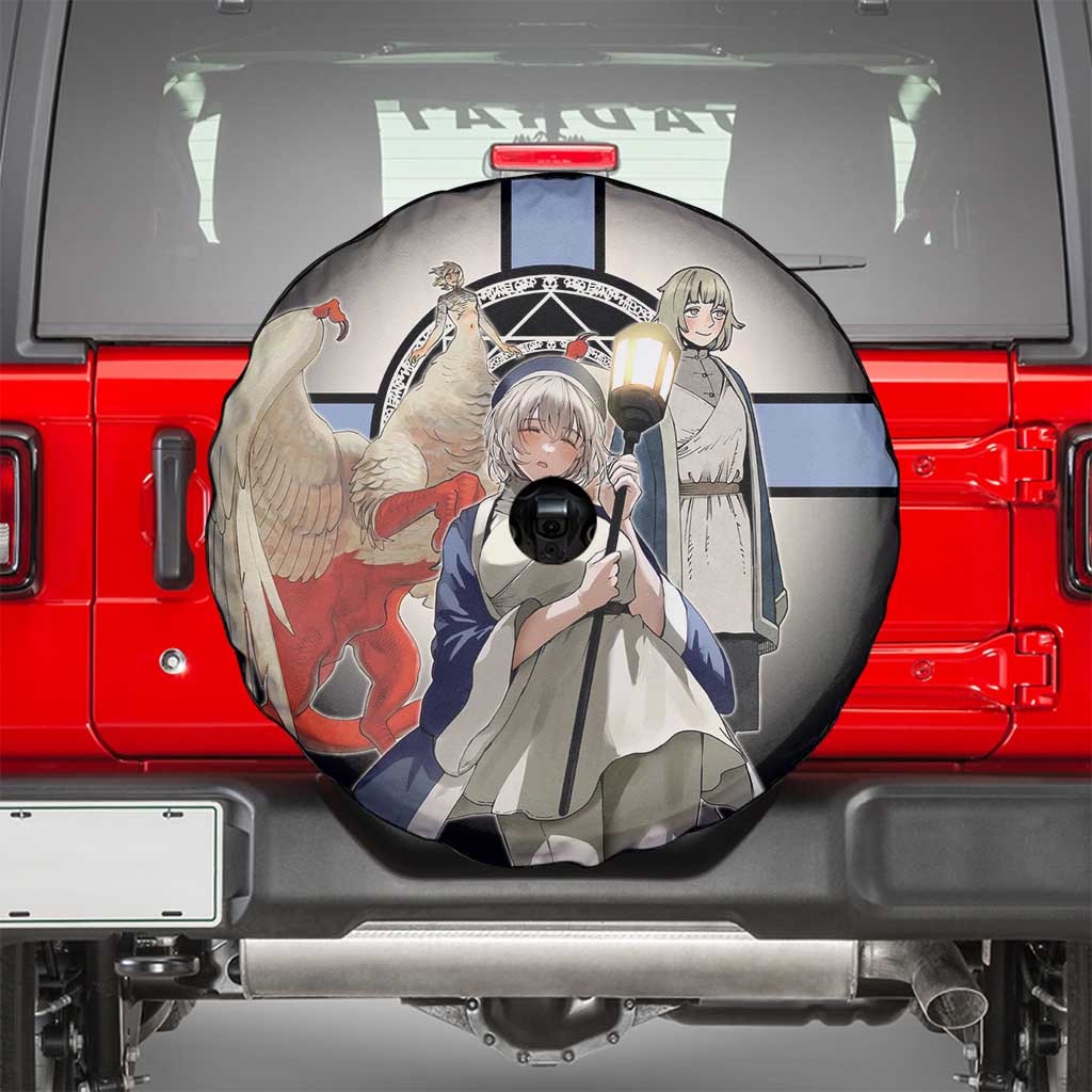 Falin Touden Lightbearer Spare Tire Cover Fantasy Anime Illustration Style