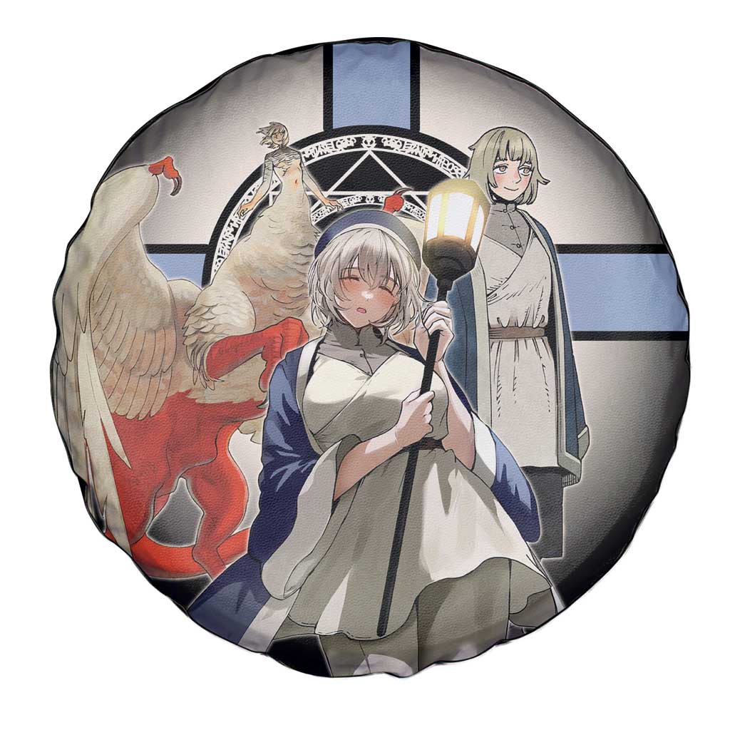 Falin Touden Lightbearer Spare Tire Cover Fantasy Anime Illustration Style