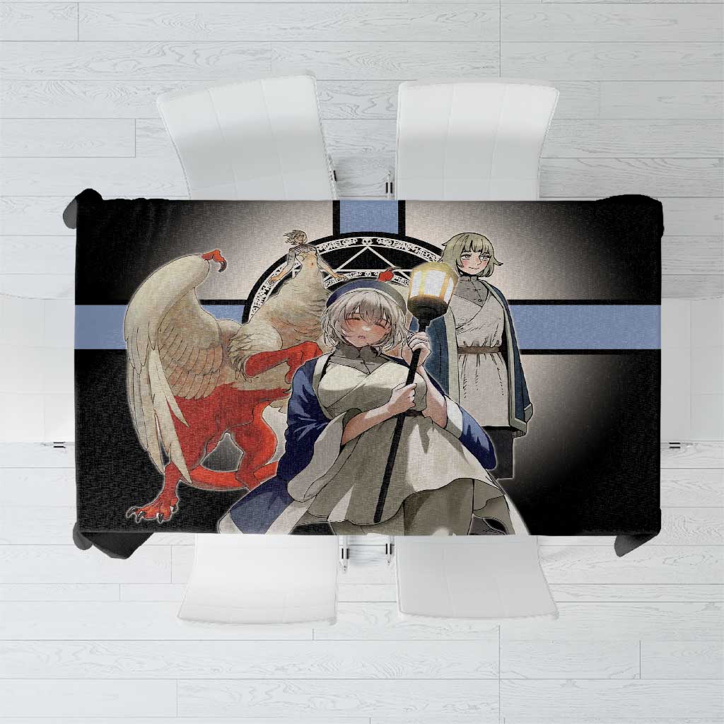 Falin Touden Lightbearer Tablecloth Fantasy Anime Illustration Style