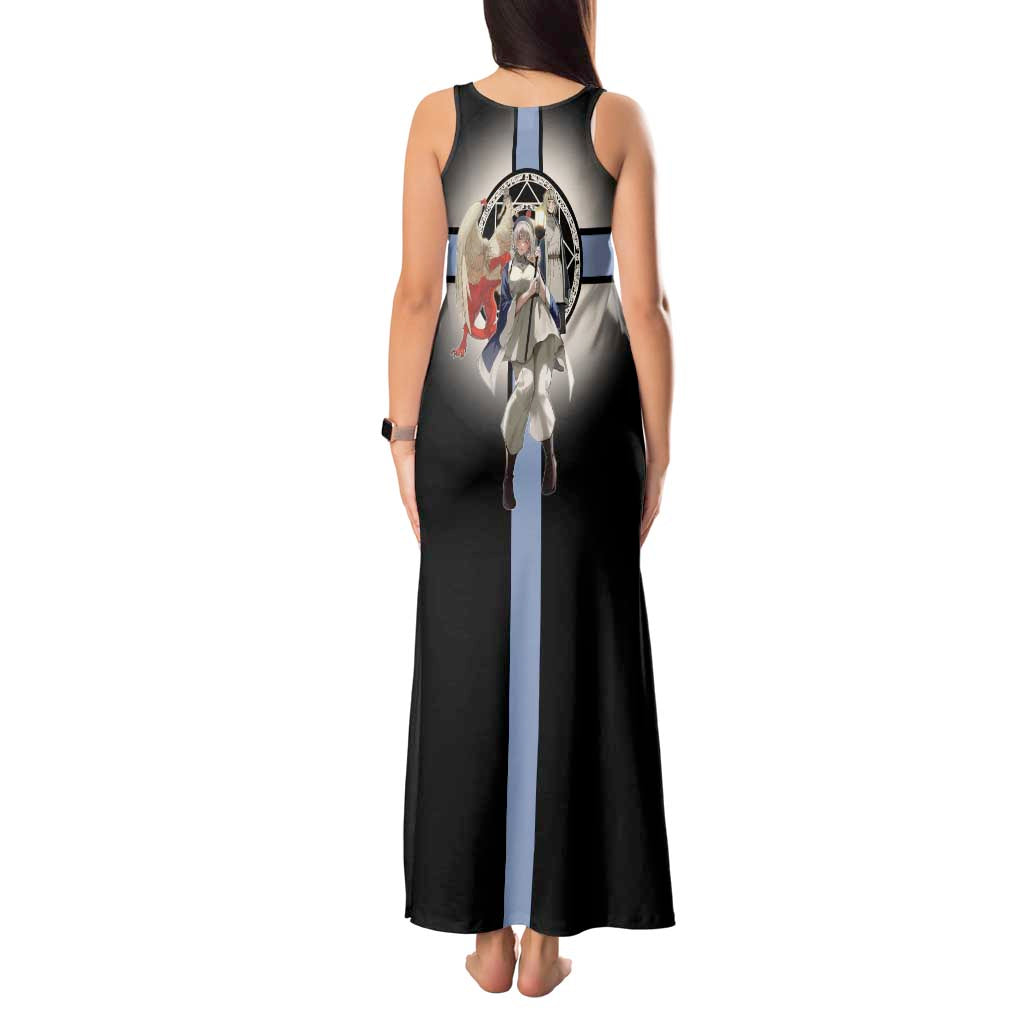 Falin Touden Lightbearer Tank Maxi Dress Fantasy Anime Illustration Style