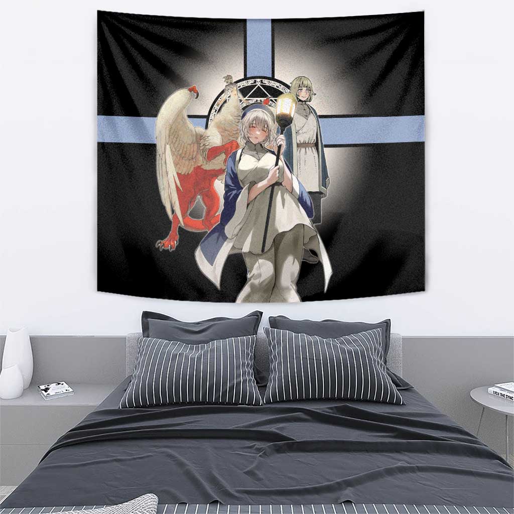 Falin Touden Lightbearer Tapestry Fantasy Anime Illustration Style