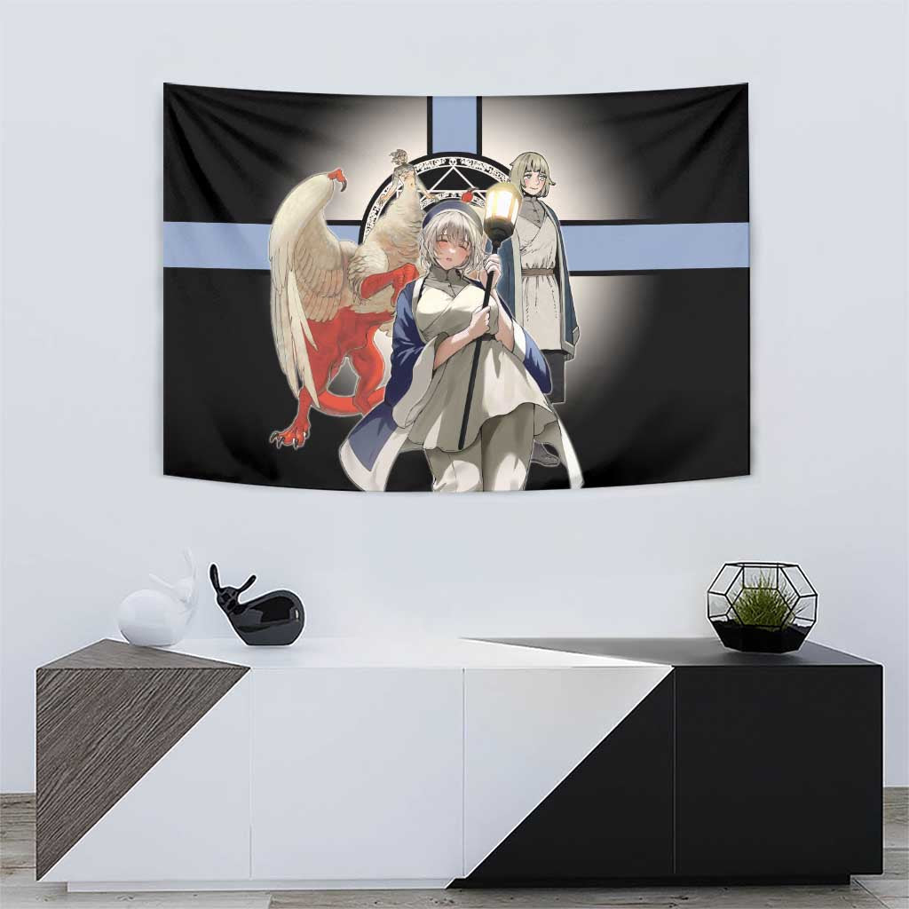 Falin Touden Lightbearer Tapestry Fantasy Anime Illustration Style