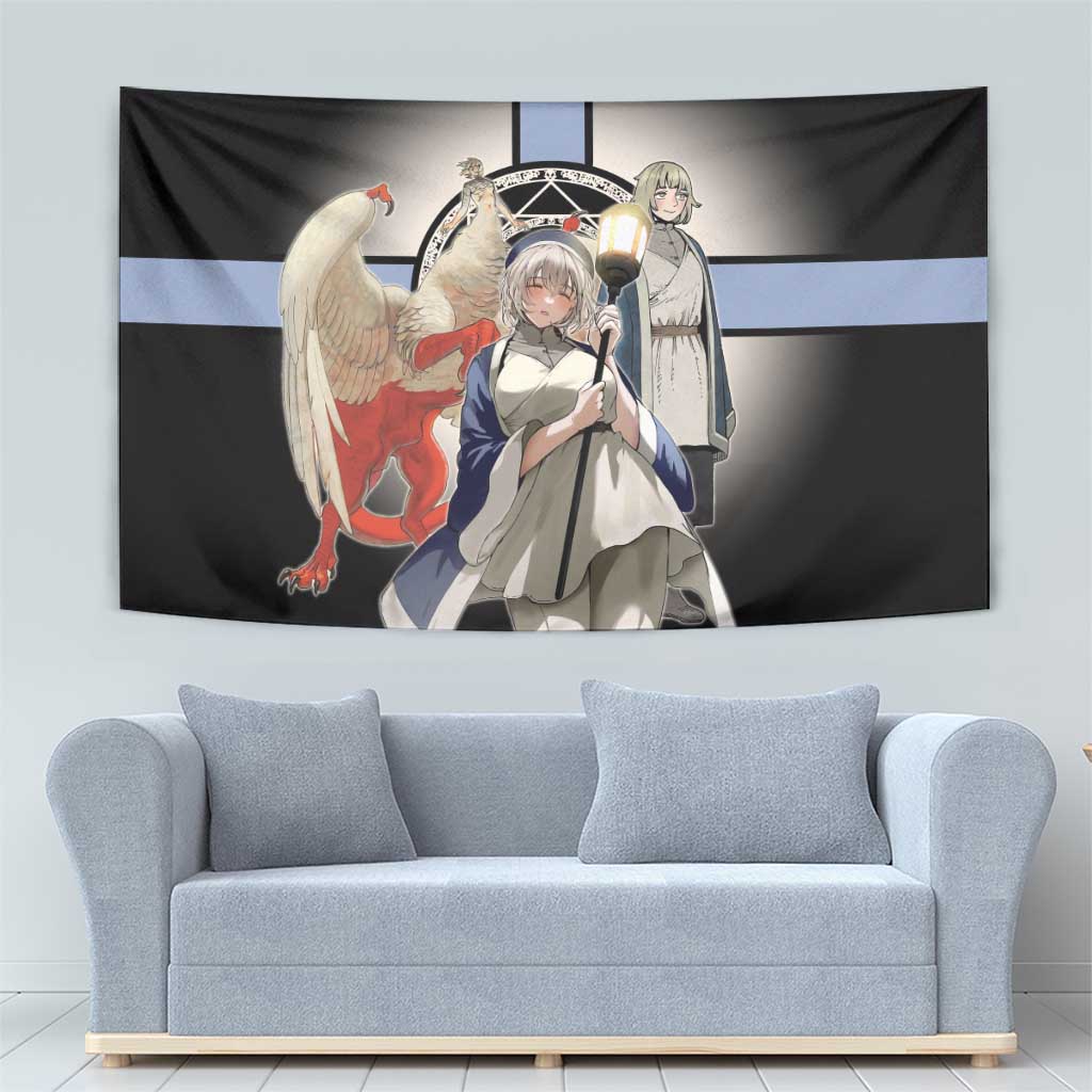 Falin Touden Lightbearer Tapestry Fantasy Anime Illustration Style