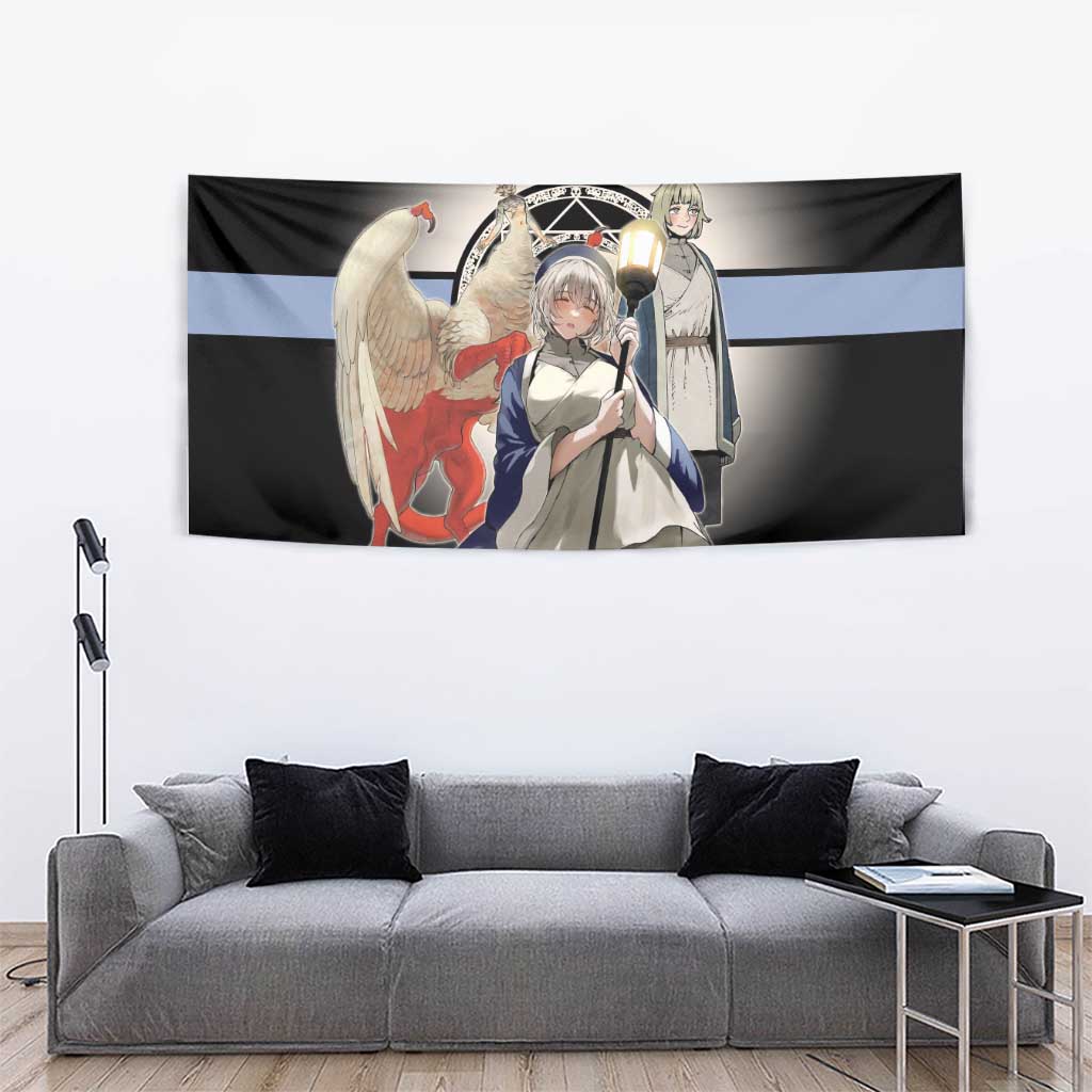 Falin Touden Lightbearer Tapestry Fantasy Anime Illustration Style