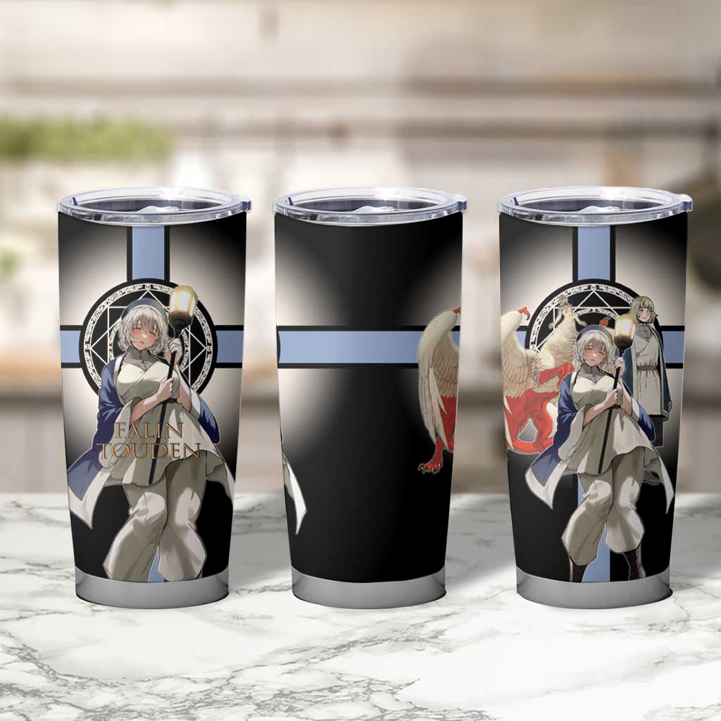 Falin Touden Lightbearer Tumbler Cup Fantasy Anime Illustration Style