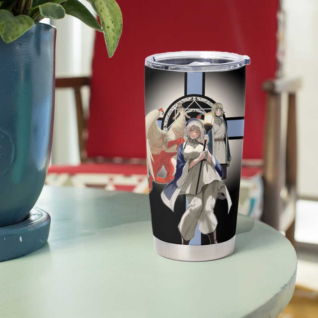 Falin Touden Lightbearer Tumbler Cup Fantasy Anime Illustration Style