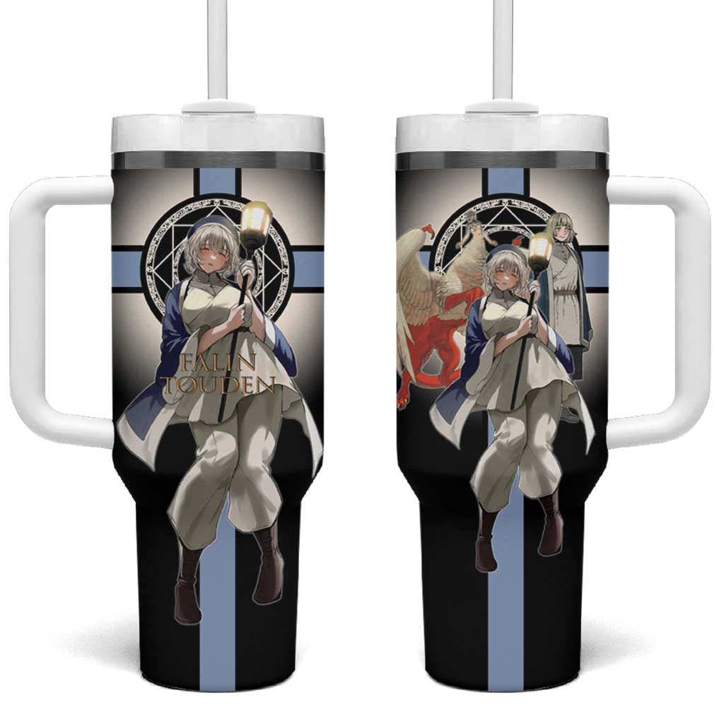 Falin Touden Lightbearer Tumbler With Handle Fantasy Anime Illustration Style