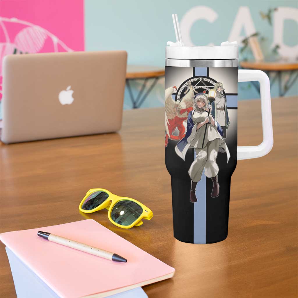Falin Touden Lightbearer Tumbler With Handle Fantasy Anime Illustration Style