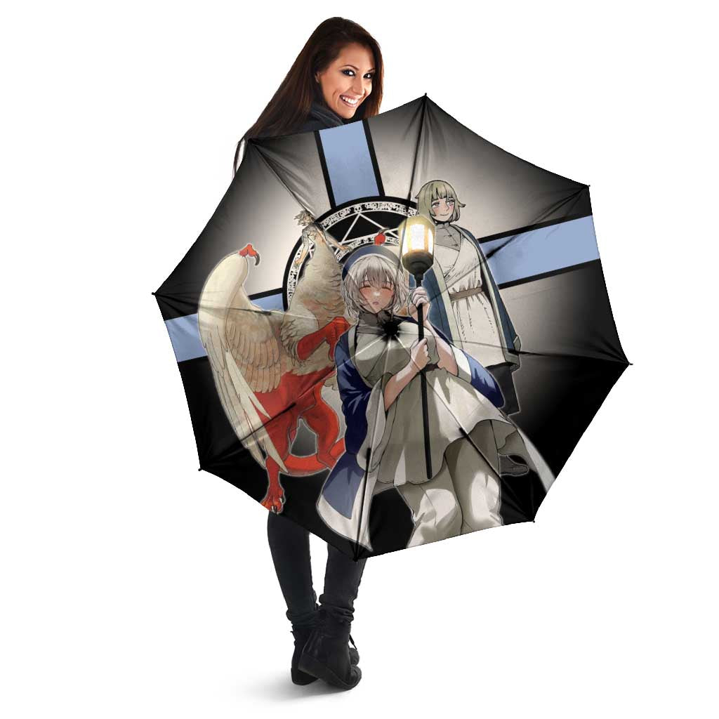 Falin Touden Lightbearer Umbrella Fantasy Anime Illustration Style