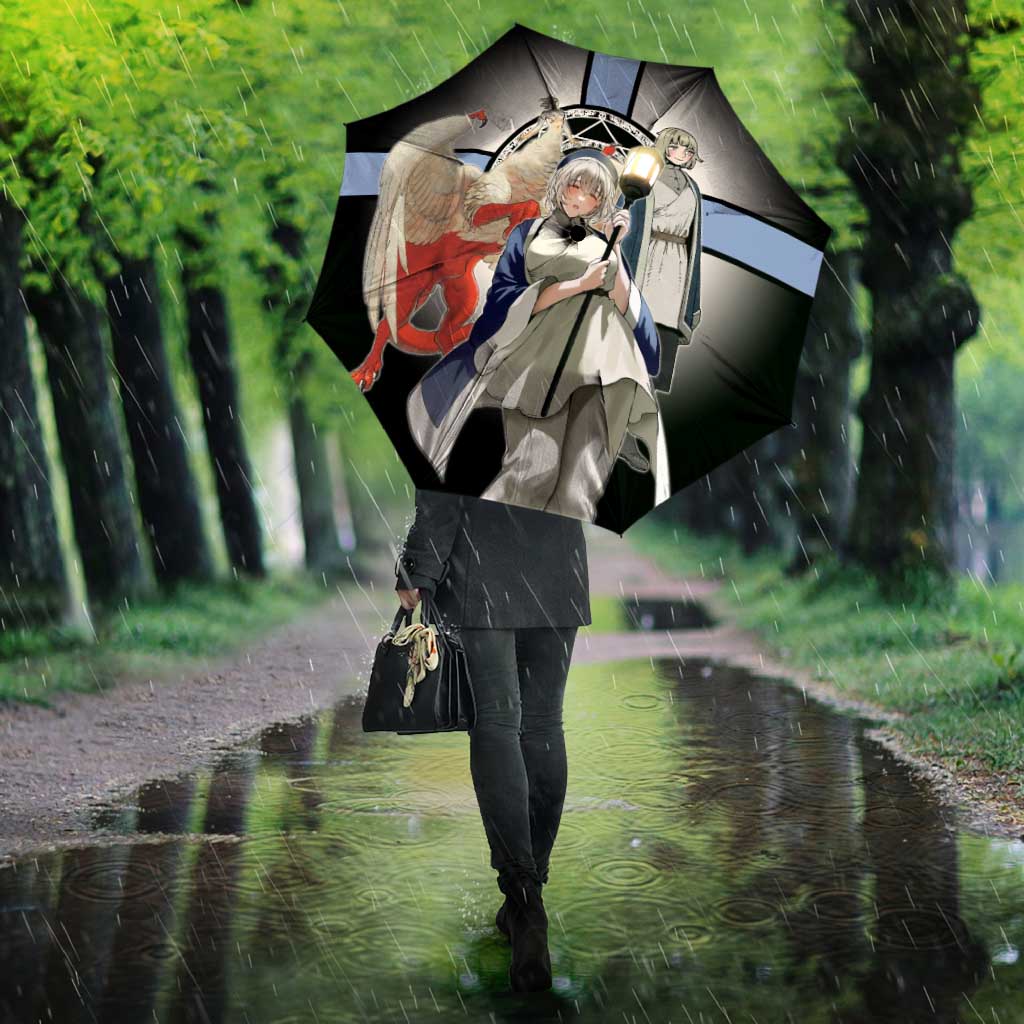 Falin Touden Lightbearer Umbrella Fantasy Anime Illustration Style