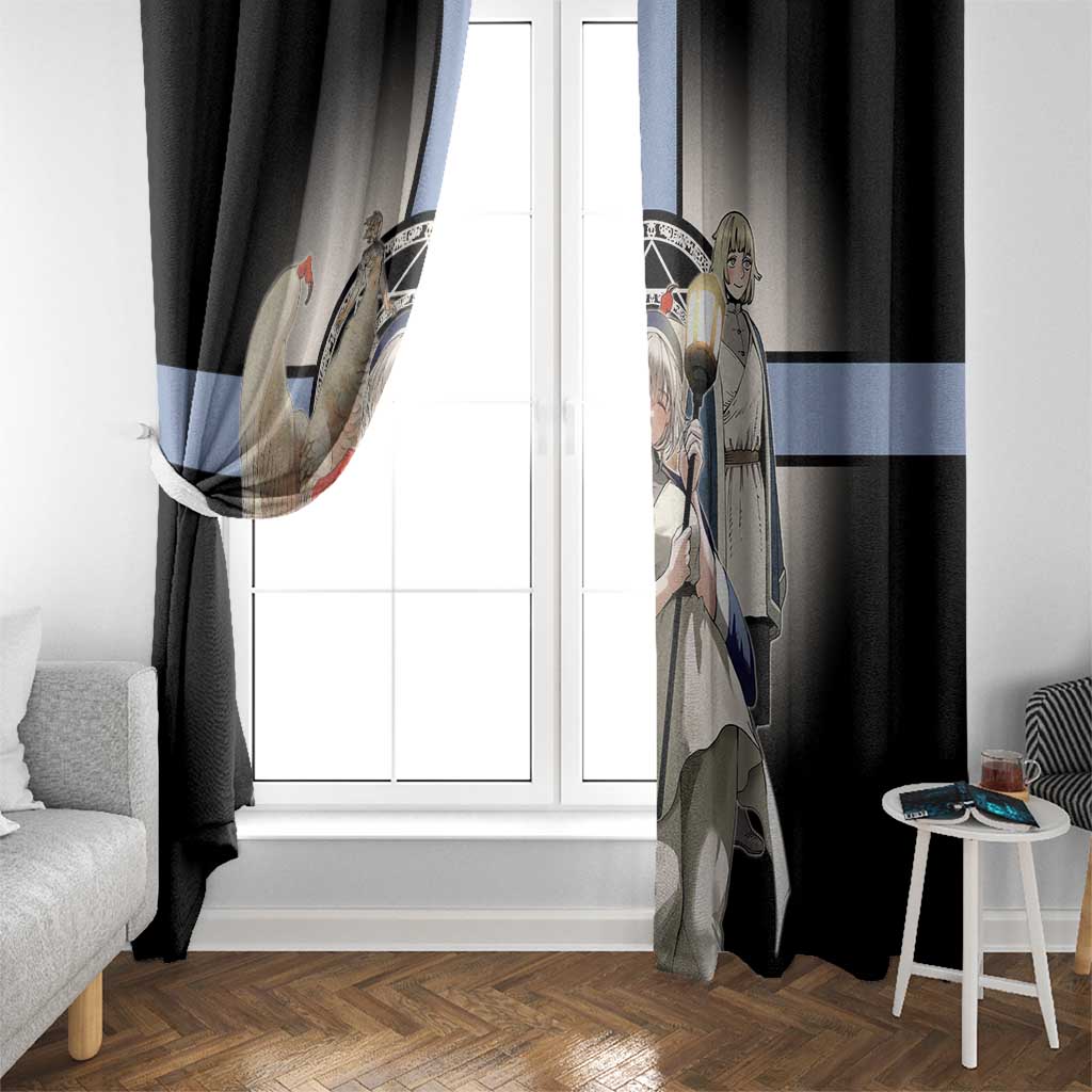Falin Touden Lightbearer Window Curtain Fantasy Anime Illustration Style