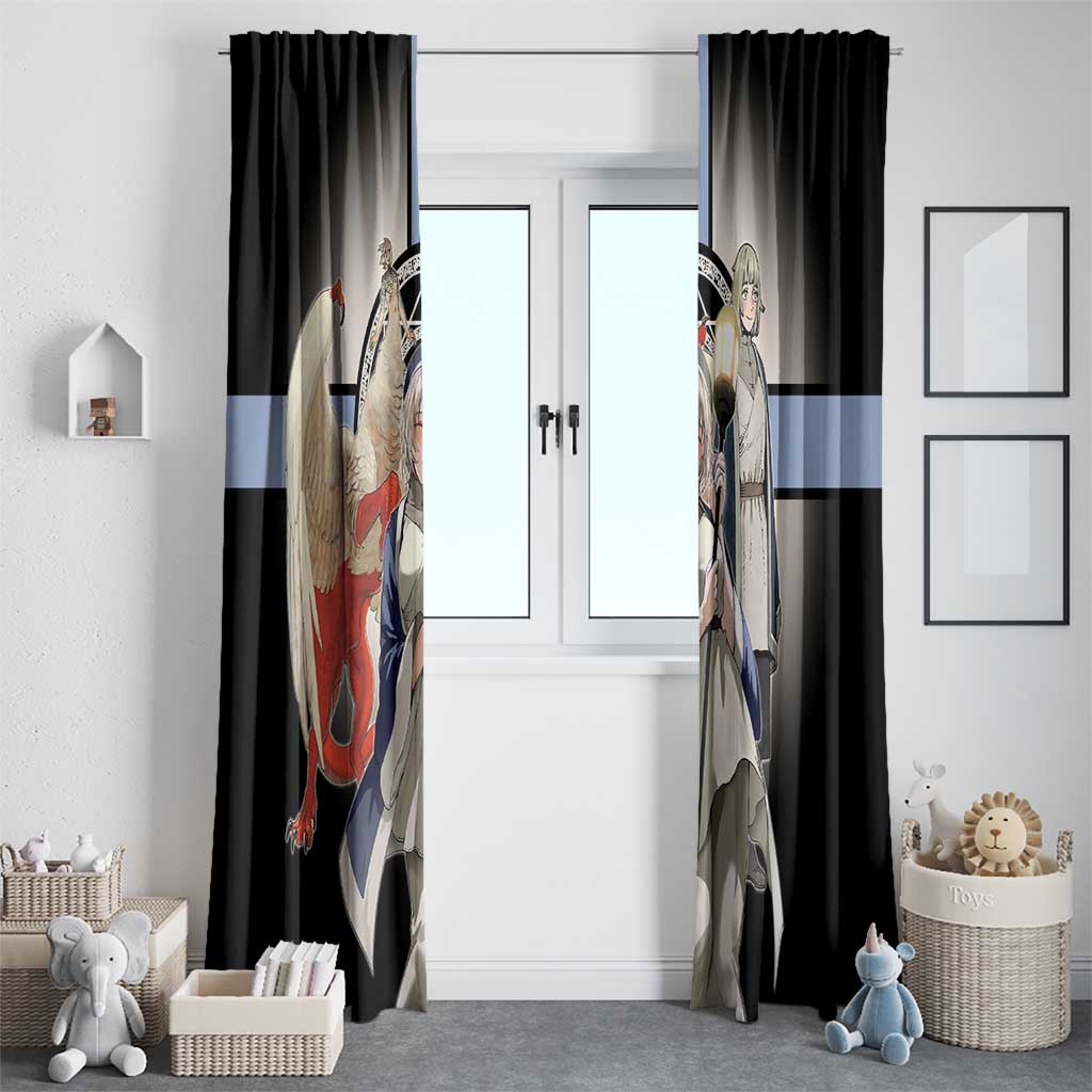 Falin Touden Lightbearer Window Curtain Fantasy Anime Illustration Style