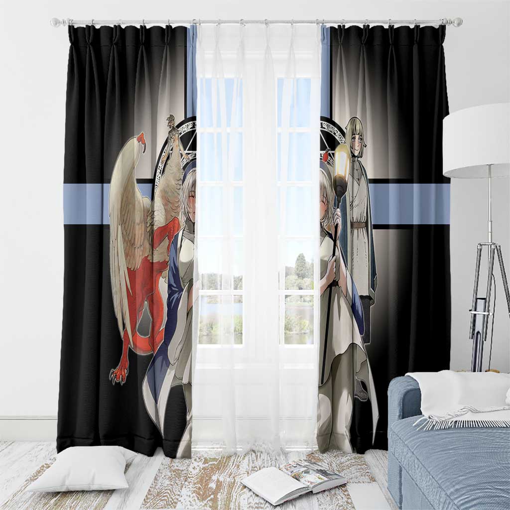 Falin Touden Lightbearer Window Curtain Fantasy Anime Illustration Style