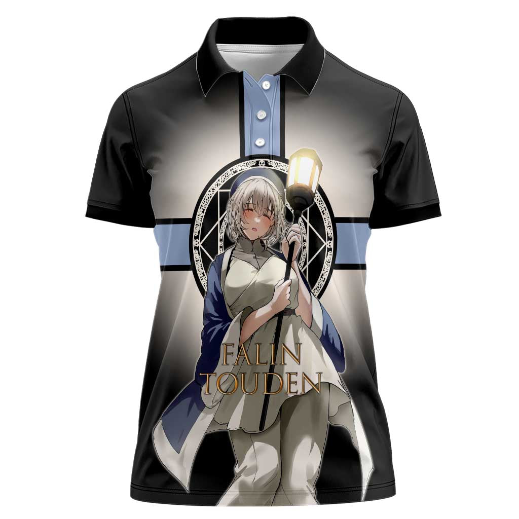 Falin Touden Lightbearer Women Polo Shirt Fantasy Anime Illustration Style