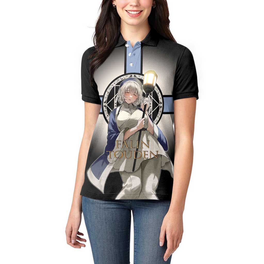 Falin Touden Lightbearer Women Polo Shirt Fantasy Anime Illustration Style