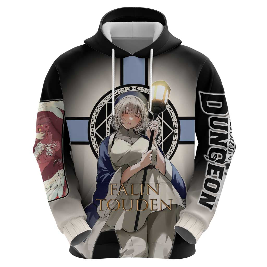 Falin Touden Lightbearer Zip Hoodie Fantasy Anime Illustration Style