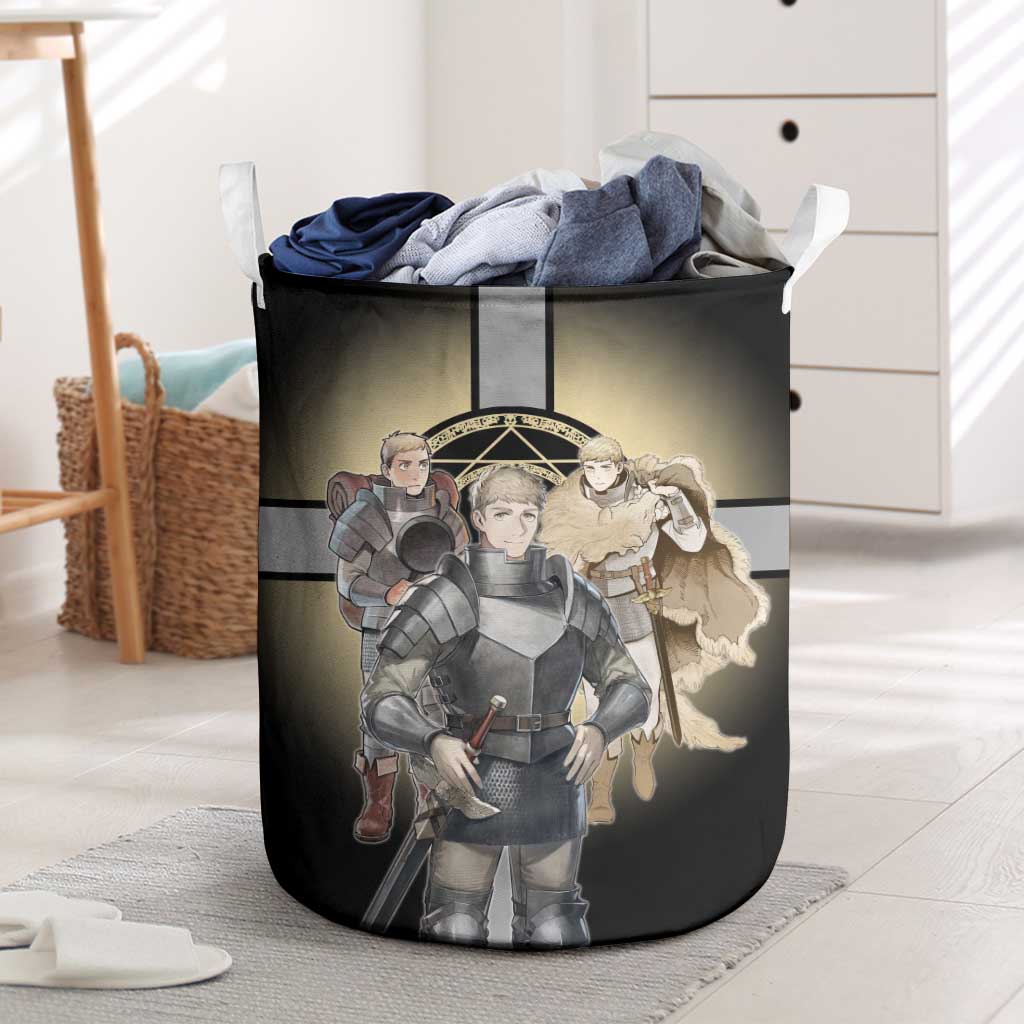Laios Touden Dungeon Knight Laundry Basket Fantasy Anime Illustration Style