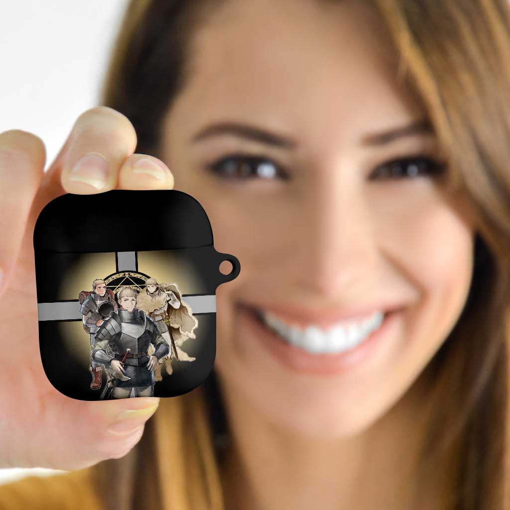 Laios Touden Dungeon Knight AirPods Case Fantasy Anime Illustration Style