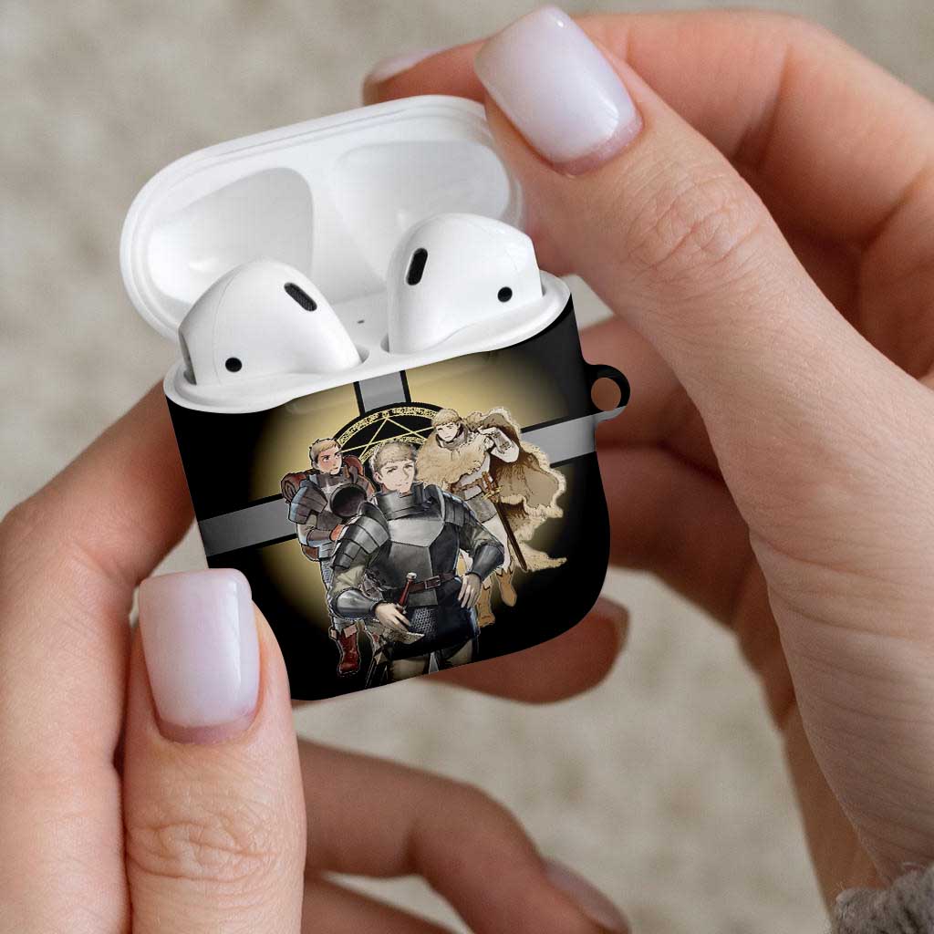 Laios Touden Dungeon Knight AirPods Case Fantasy Anime Illustration Style