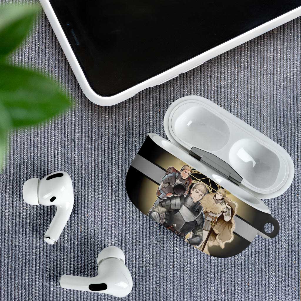 Laios Touden Dungeon Knight AirPods Case Fantasy Anime Illustration Style