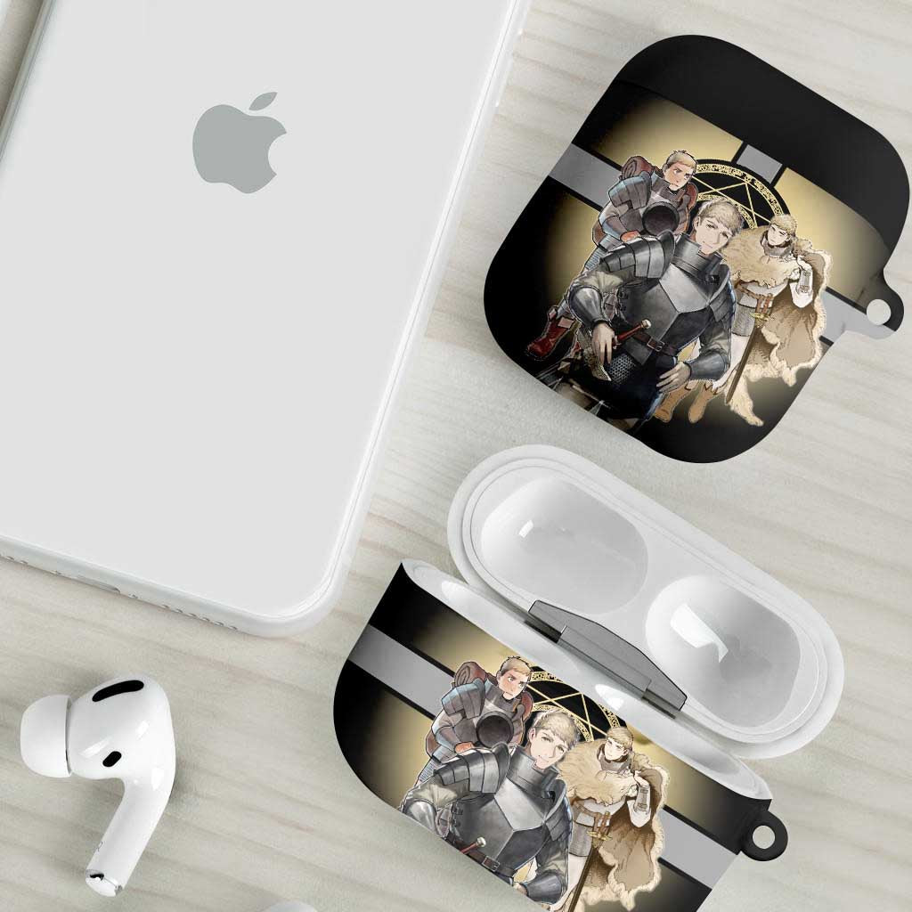 Laios Touden Dungeon Knight AirPods Case Fantasy Anime Illustration Style