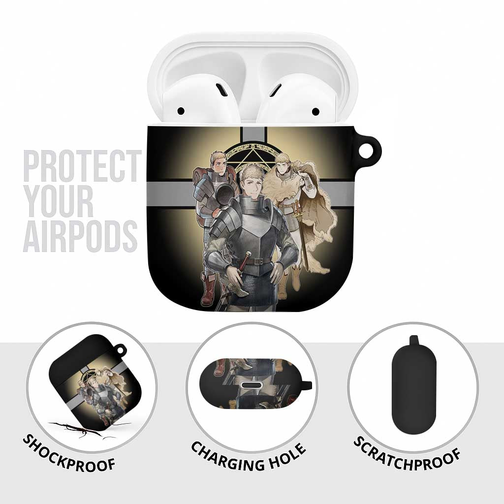 Laios Touden Dungeon Knight AirPods Case Fantasy Anime Illustration Style