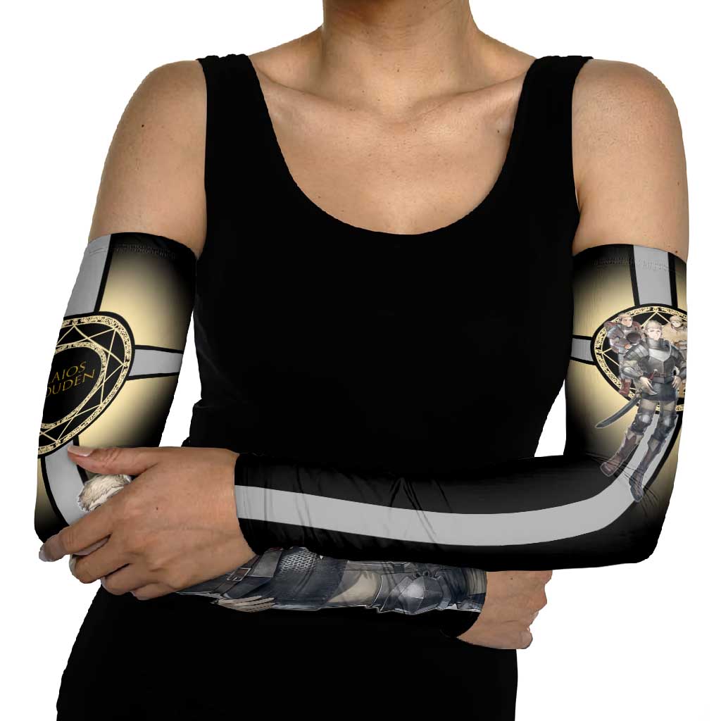 Laios Touden Dungeon Knight Arm Sleeves Fantasy Anime Illustration Style
