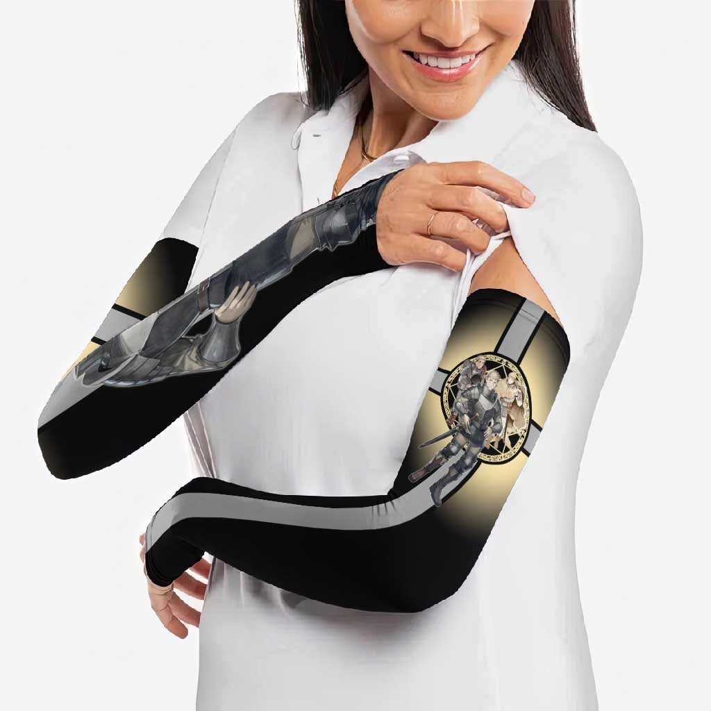 Laios Touden Dungeon Knight Arm Sleeves Fantasy Anime Illustration Style