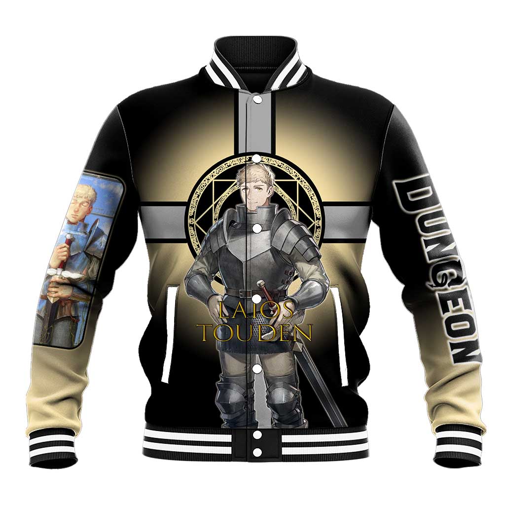 Laios Touden Dungeon Knight Baseball Jacket Fantasy Anime Illustration Style