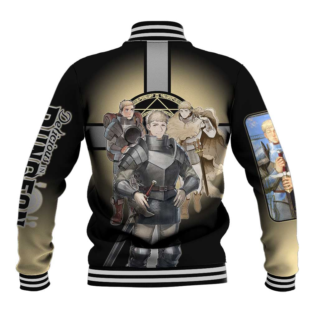 Laios Touden Dungeon Knight Baseball Jacket Fantasy Anime Illustration Style