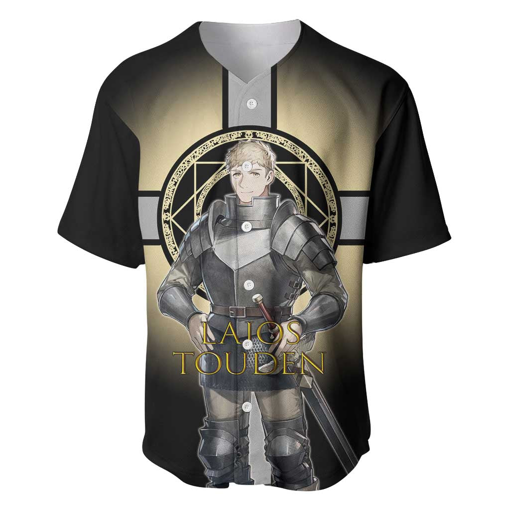 Laios Touden Dungeon Knight Baseball Jersey Fantasy Anime Illustration Style