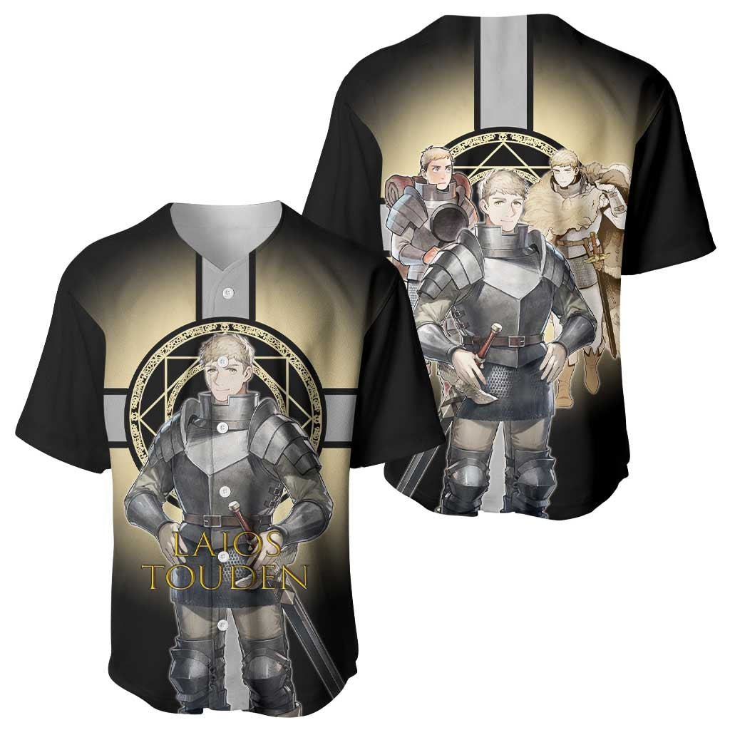 Laios Touden Dungeon Knight Baseball Jersey Fantasy Anime Illustration Style