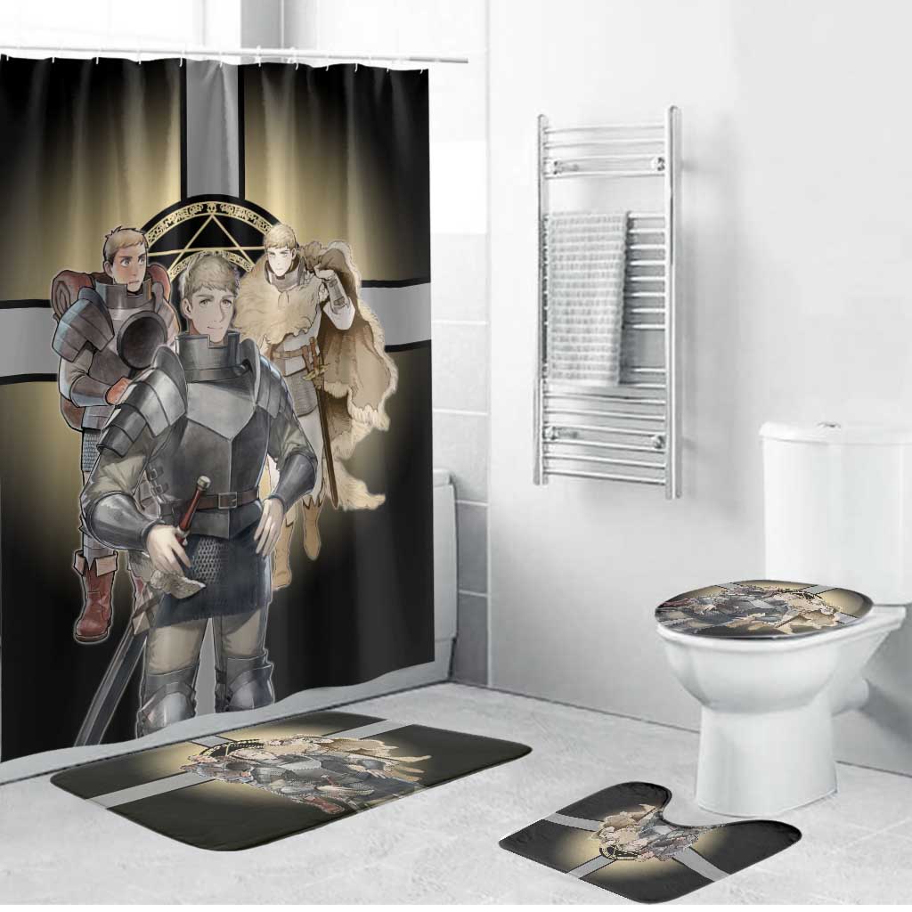 Laios Touden Dungeon Knight Bathroom Set Fantasy Anime Illustration Style