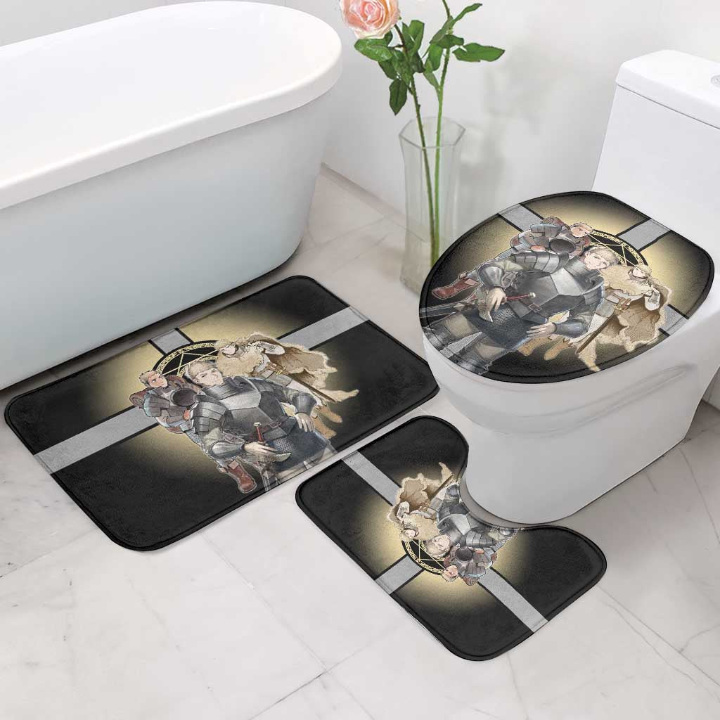 Laios Touden Dungeon Knight Bathroom Set Fantasy Anime Illustration Style