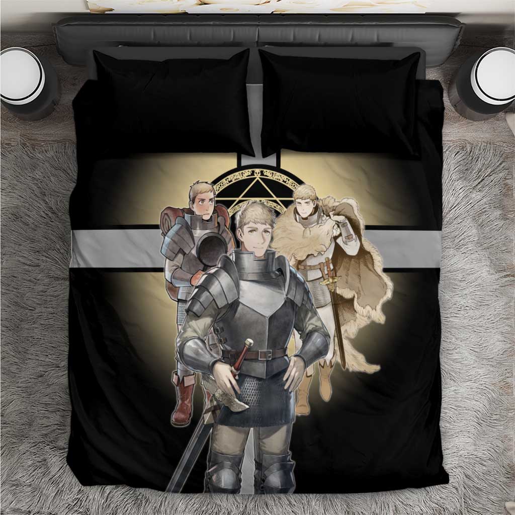 Laios Touden Dungeon Knight Bedding Set Fantasy Anime Illustration Style