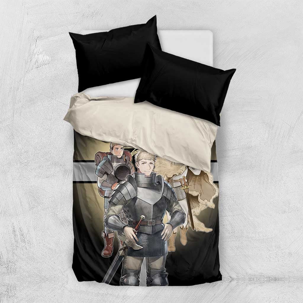 Laios Touden Dungeon Knight Bedding Set Fantasy Anime Illustration Style