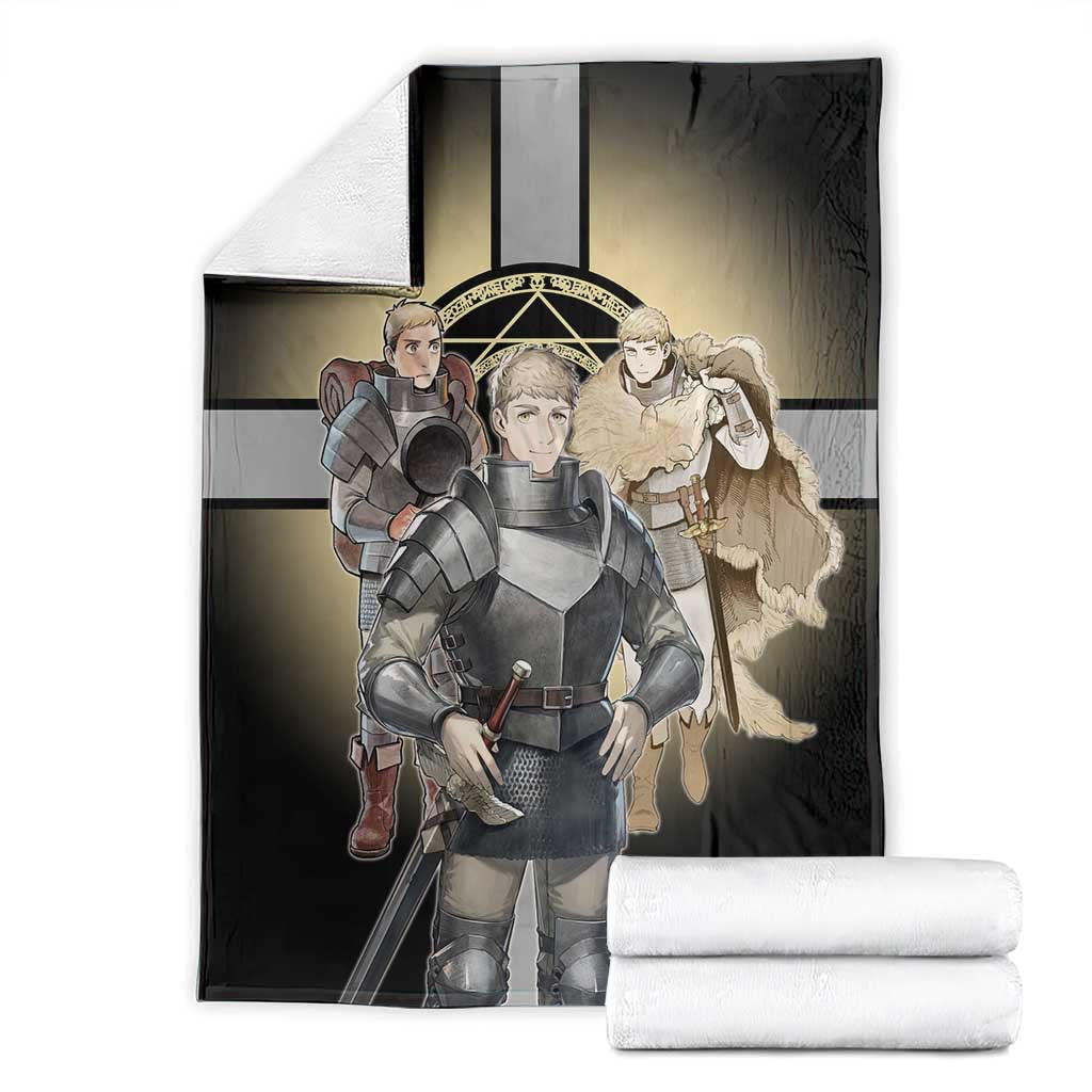 Laios Touden Dungeon Knight Blanket Fantasy Anime Illustration Style