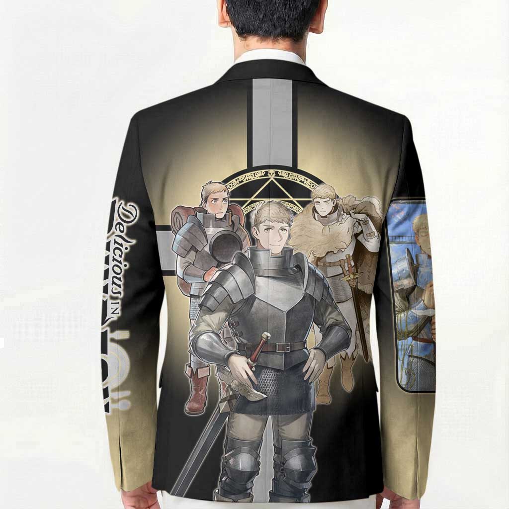 Laios Touden Dungeon Knight Blazer Fantasy Anime Illustration Style