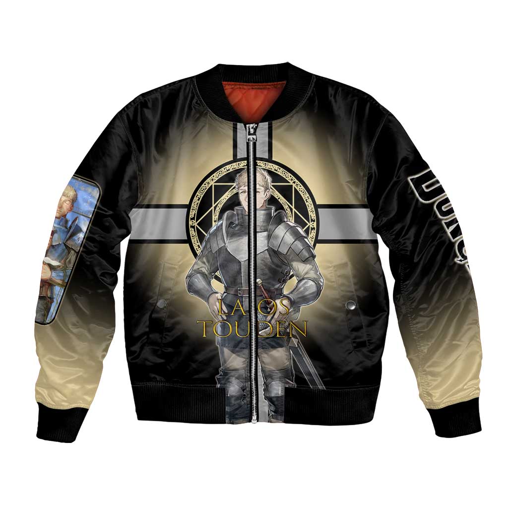 Laios Touden Dungeon Knight Bomber Jacket Fantasy Anime Illustration Style