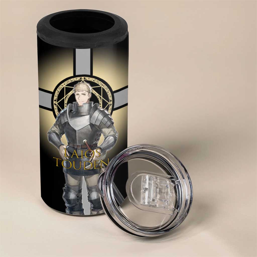 Laios Touden Dungeon Knight 4 in 1 Can Cooler Tumbler Fantasy Anime Illustration Style