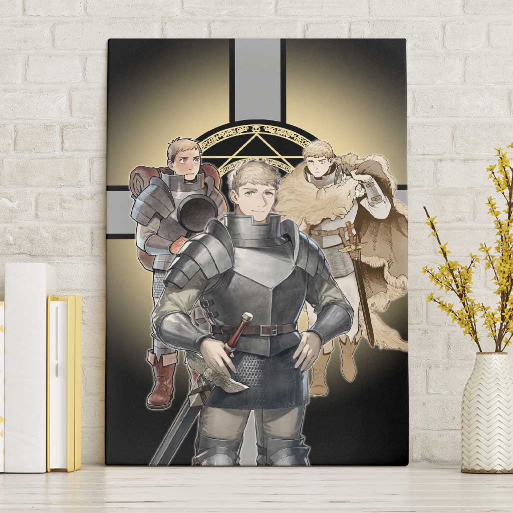 Laios Touden Dungeon Knight Canvas Wall Art Fantasy Anime Illustration Style