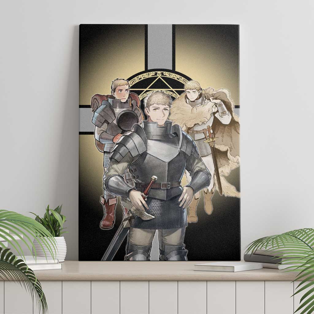 Laios Touden Dungeon Knight Canvas Wall Art Fantasy Anime Illustration Style