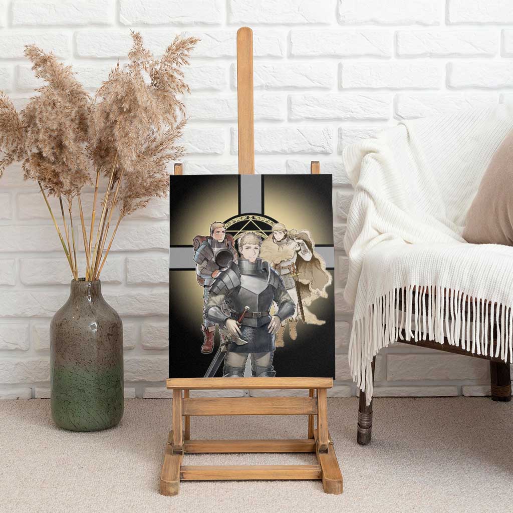 Laios Touden Dungeon Knight Canvas Wall Art Fantasy Anime Illustration Style