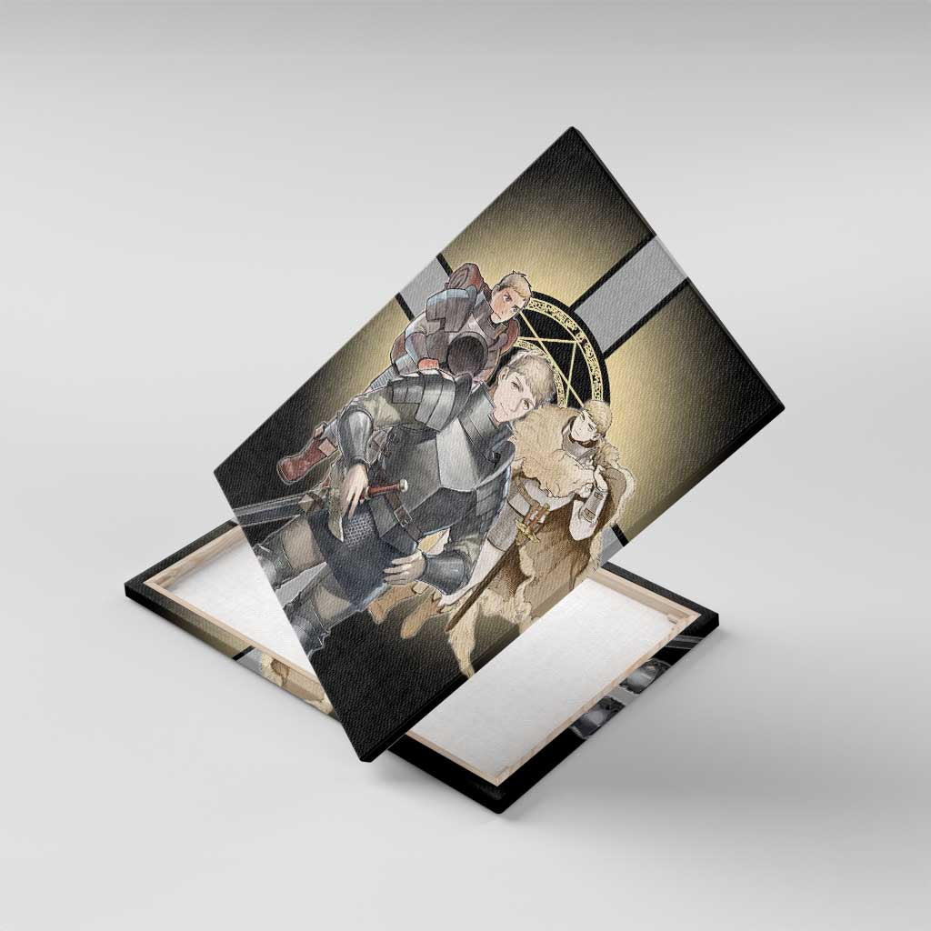 Laios Touden Dungeon Knight Canvas Wall Art Fantasy Anime Illustration Style