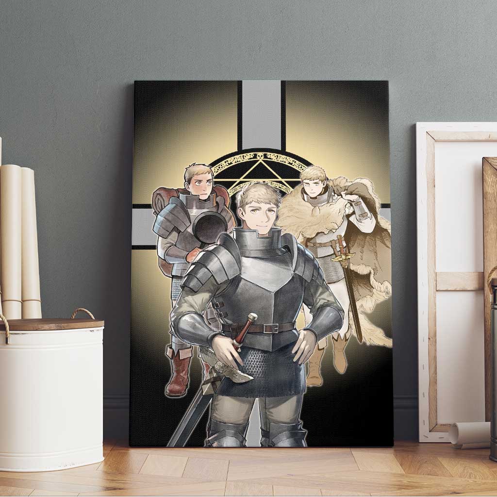 Laios Touden Dungeon Knight Canvas Wall Art Fantasy Anime Illustration Style