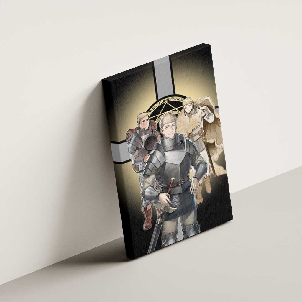 Laios Touden Dungeon Knight Canvas Wall Art Fantasy Anime Illustration Style