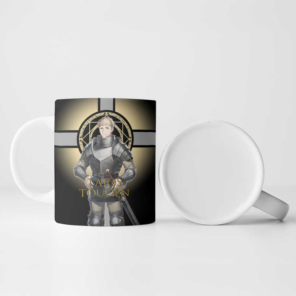 Laios Touden Dungeon Knight Ceramic Mug Fantasy Anime Illustration Style