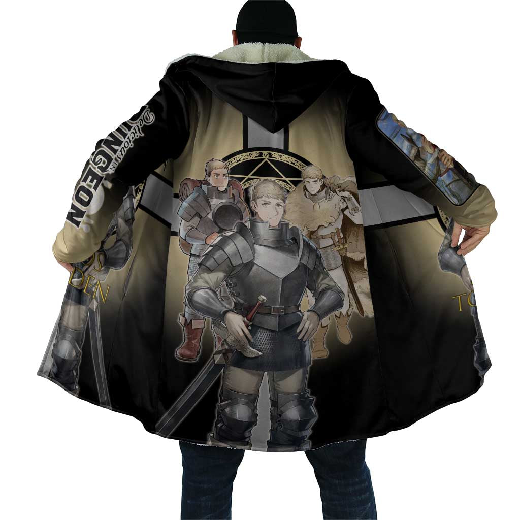 Laios Touden Dungeon Knight Cloak Fantasy Anime Illustration Style