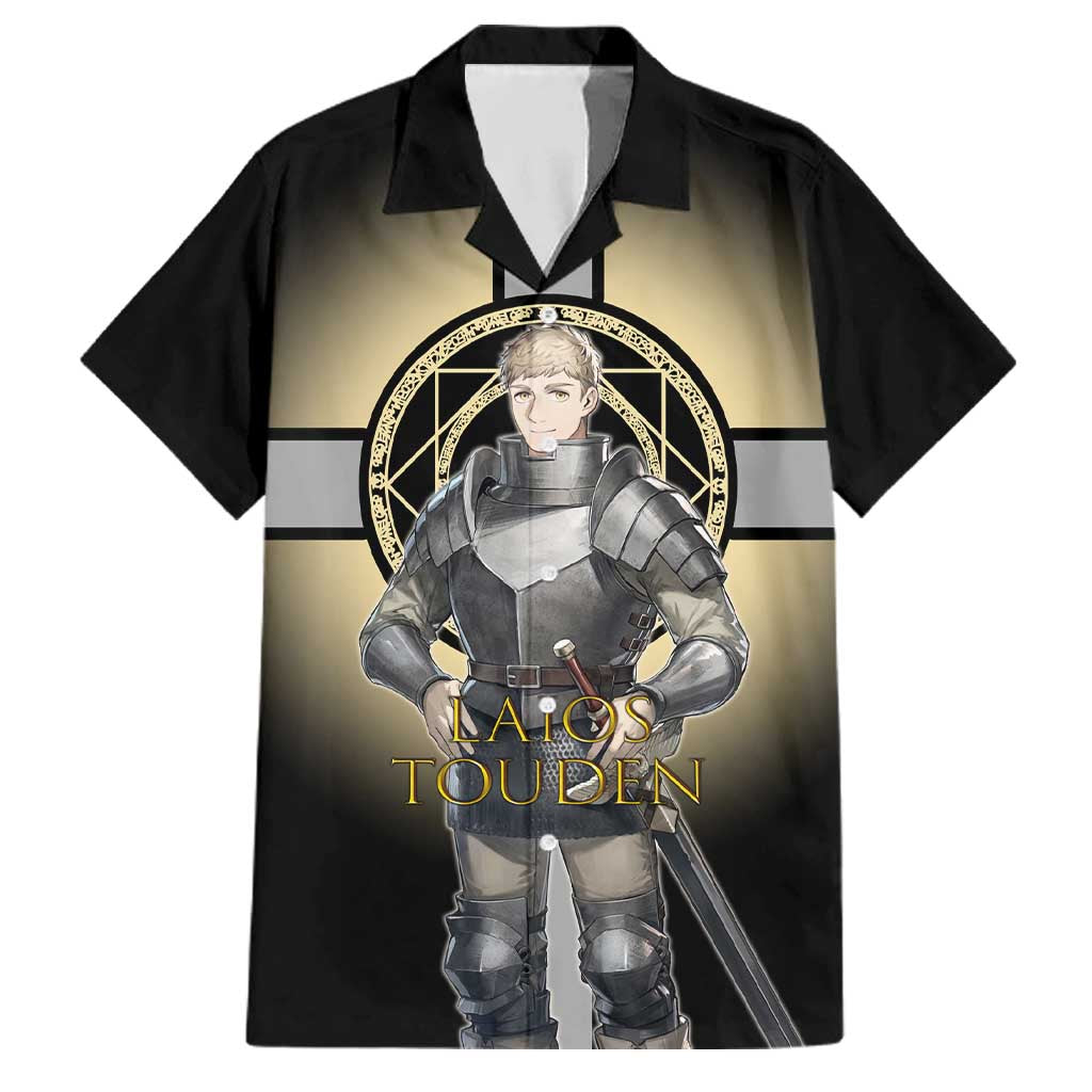 Laios Touden Dungeon Knight Family Matching Mermaid Dress and Hawaiian Shirt Fantasy Anime Illustration Style