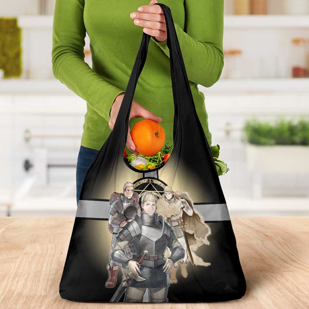 Laios Touden Dungeon Knight Grocery Bag Fantasy Anime Illustration Style